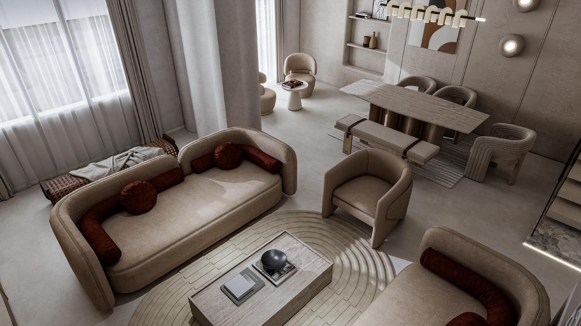 Space-Saving Interior Solutions